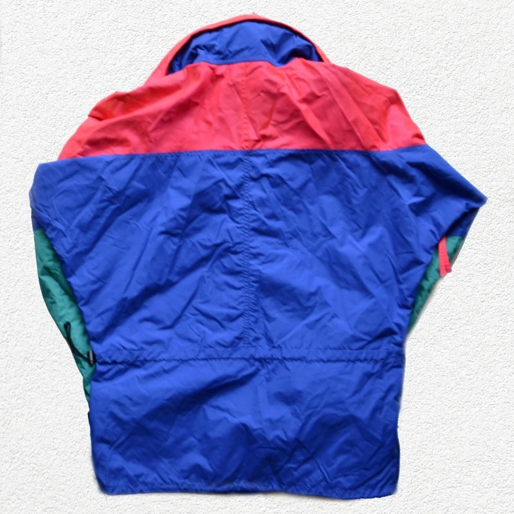 vintage 80s Columbia Radial Sleeve color block windbreaker - Picture 2 of 4